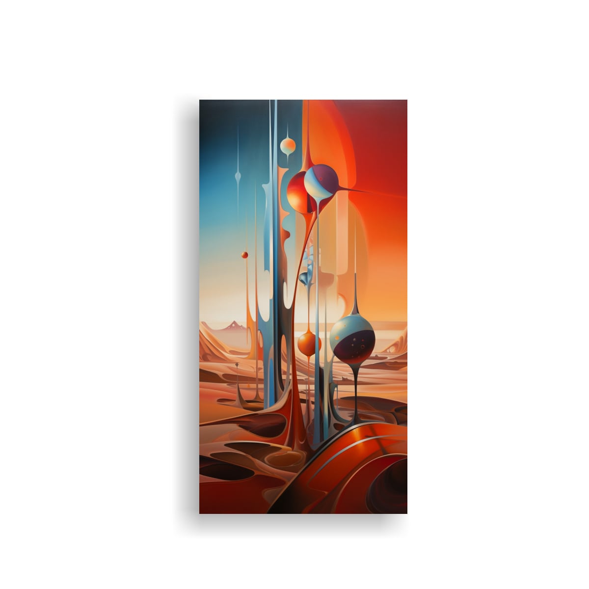 Ripley - PINTURAS DECORATIVAS: FORMAS ABSTRACTAS ÚNICAS 60X120 CM