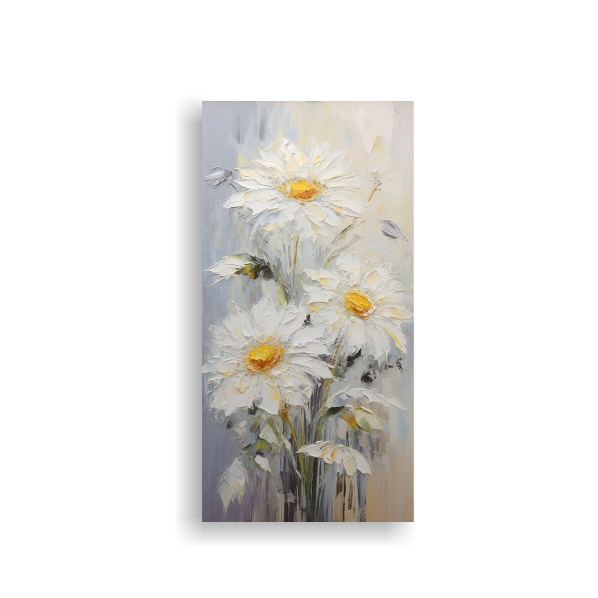 CUADRO CONCEPTO ARMONÍA: PINTURA DE GIRASOLES 60X120 CM - 1