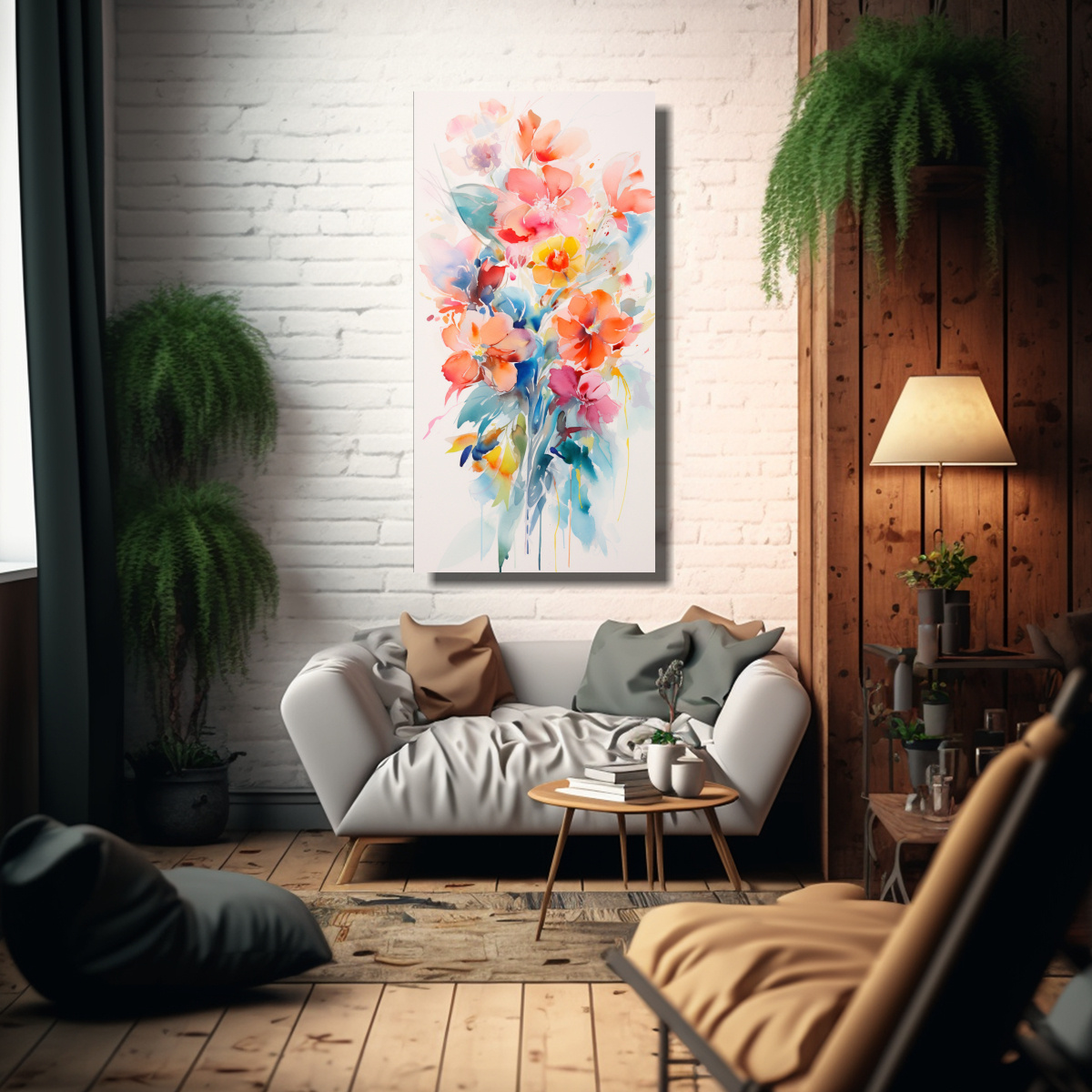 CUADRO DECORATIVO ELEGANCIA REPRESENTACIÓN 60X120 CM - 2