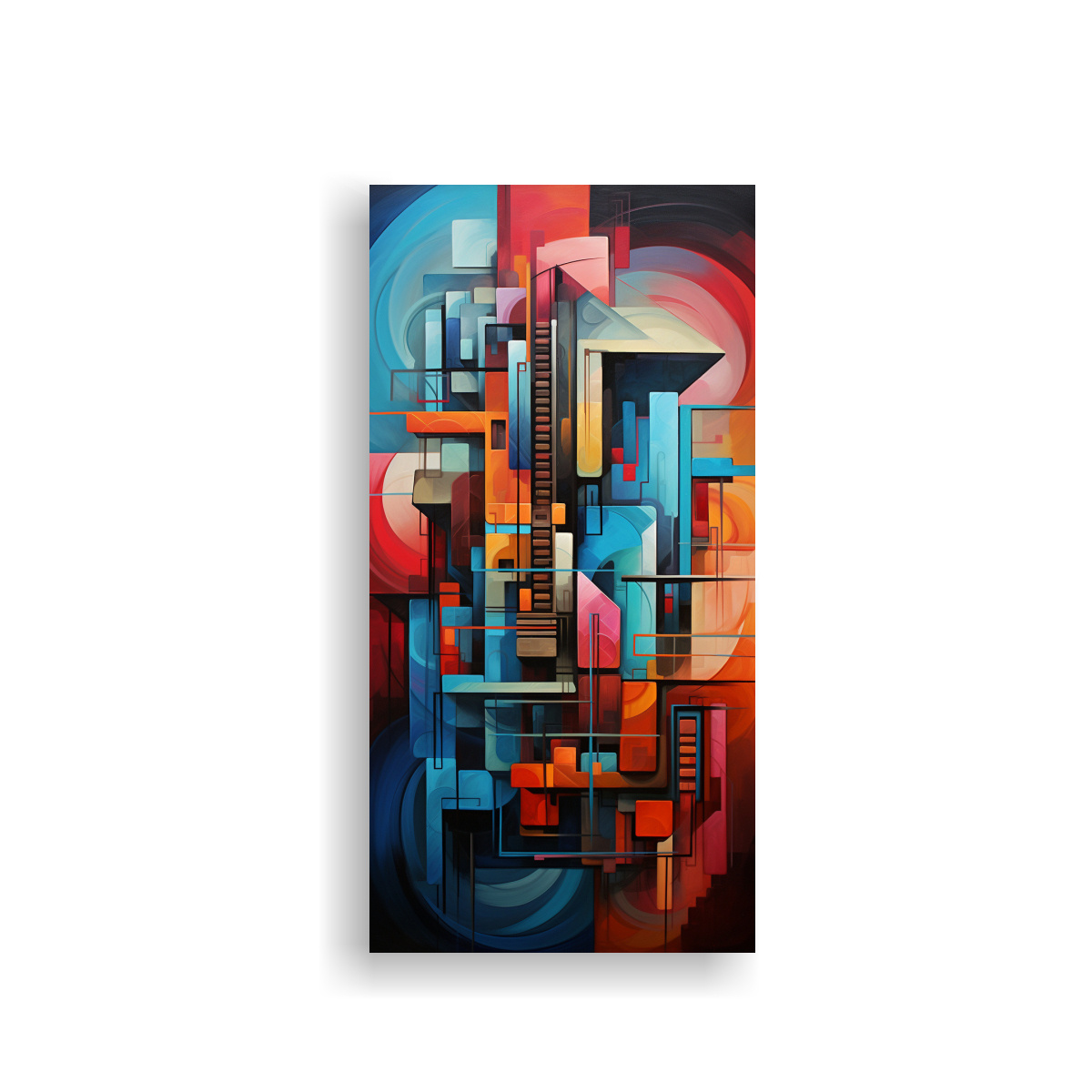COMPOSICIÓN MOVIMIENTO ABSTRACTO DE EMOCIONES Y 80X160 CM - 1