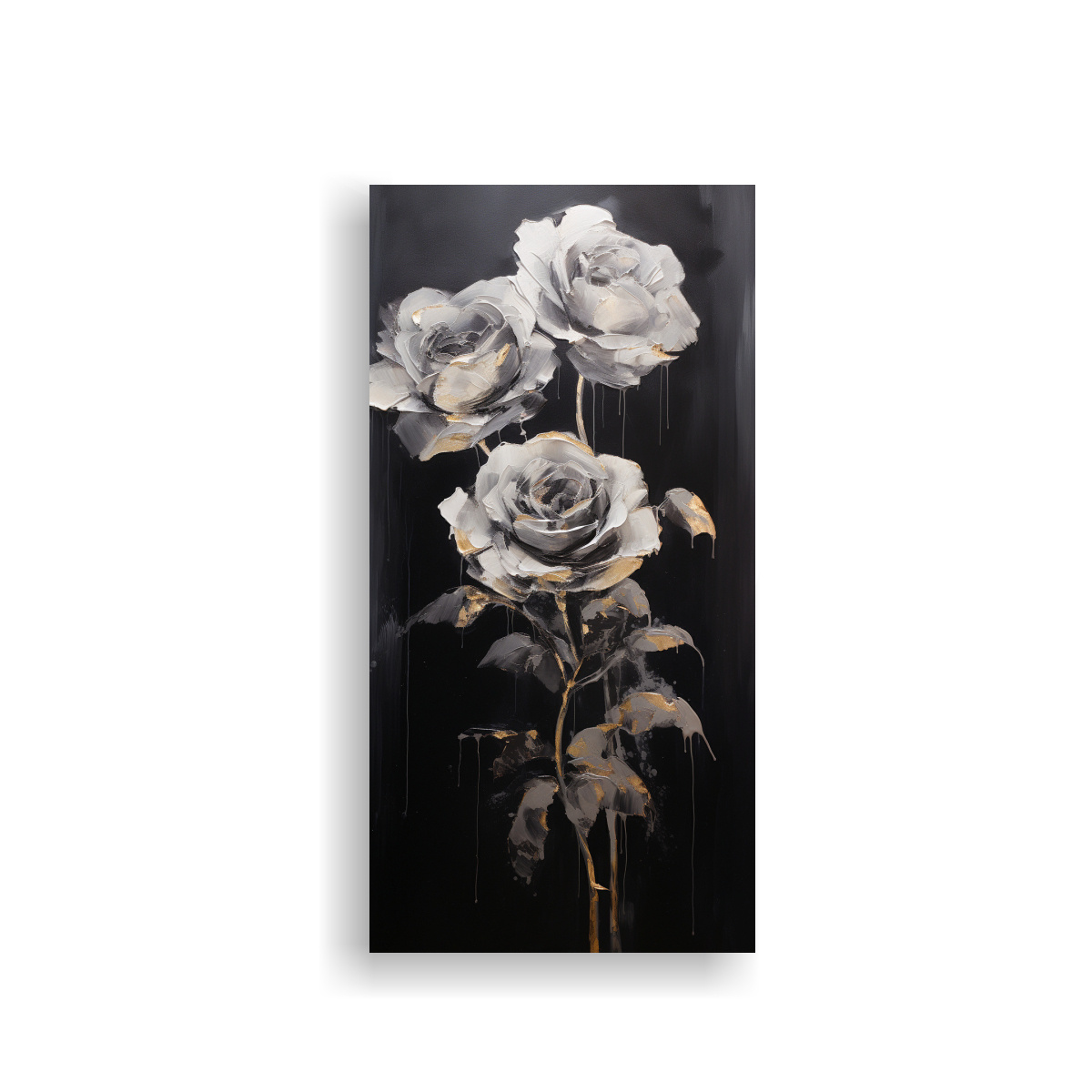 CUADRO DE ARTE CONTEMPORÁNEO ESTILO GALERÍA 60X120 CM - 1