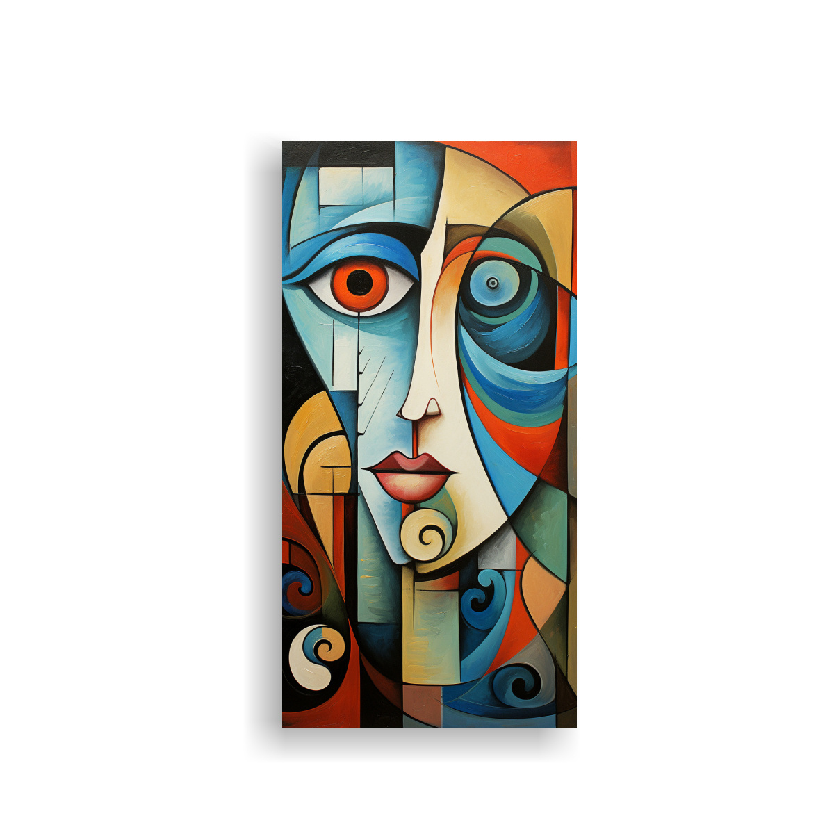 PINTURAS ABSTRACTAS DE PICASSO: LIENZO ESTILO 20X40 CM - 1