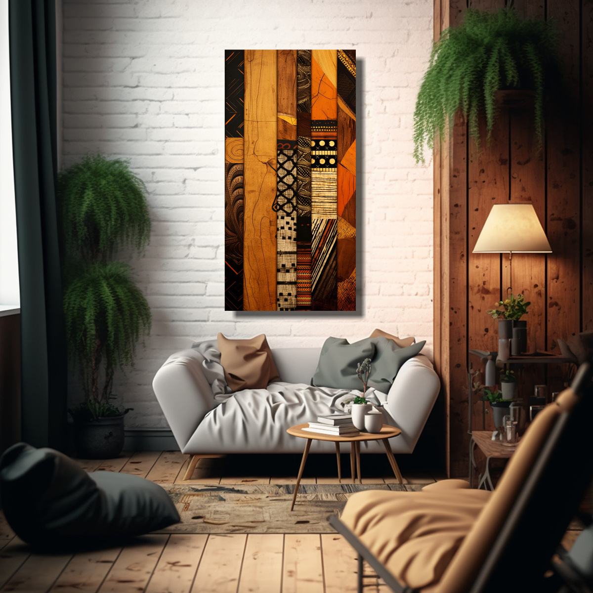 CUADROS DECORATIVOS DE ARTE MODERNO ESTÉTICO: 50X100 CM - 2