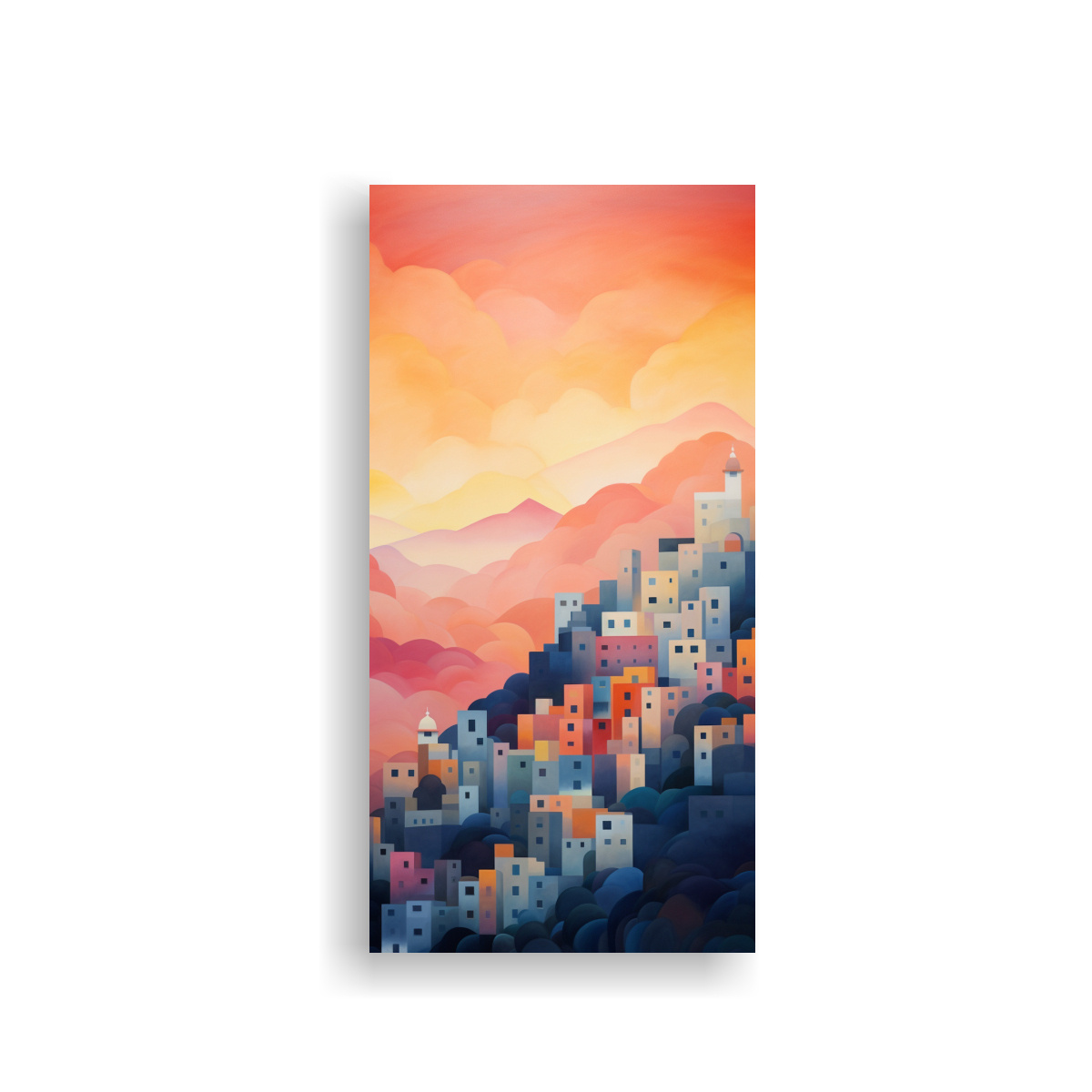 PINTURAS DECORATIVAS DE COLORES SUAVES Y 80X160 CM - 1