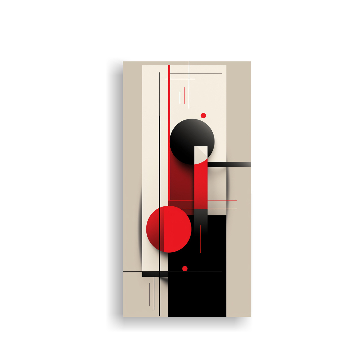 CUADRO FOTOGRAFÍA ABSTRACTO MINIMALISTA LINDA 60X120 CM - 1