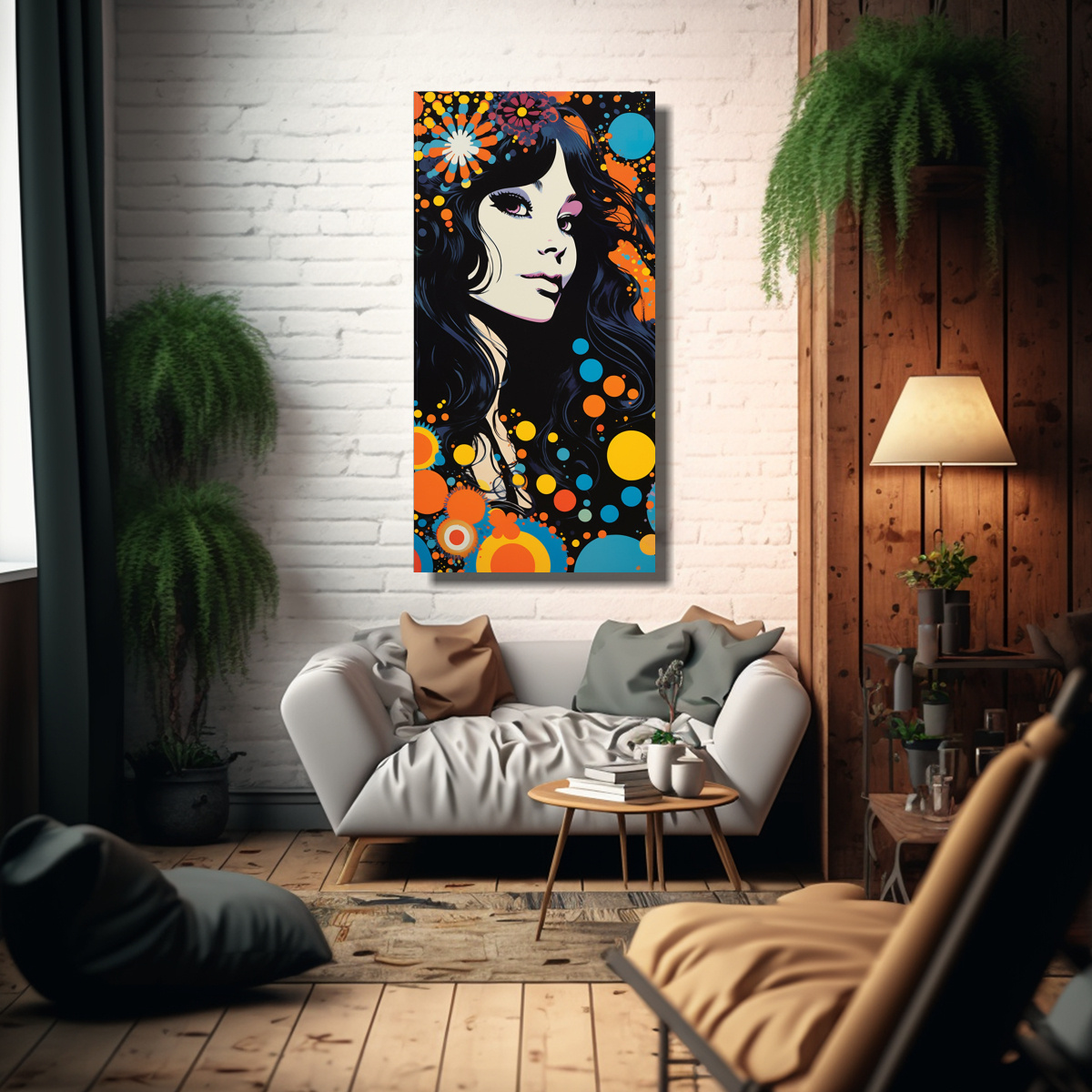 PINTURAS DECORATIVAS DE ARTE INSPIRADORAS CON 80X160 CM - 2