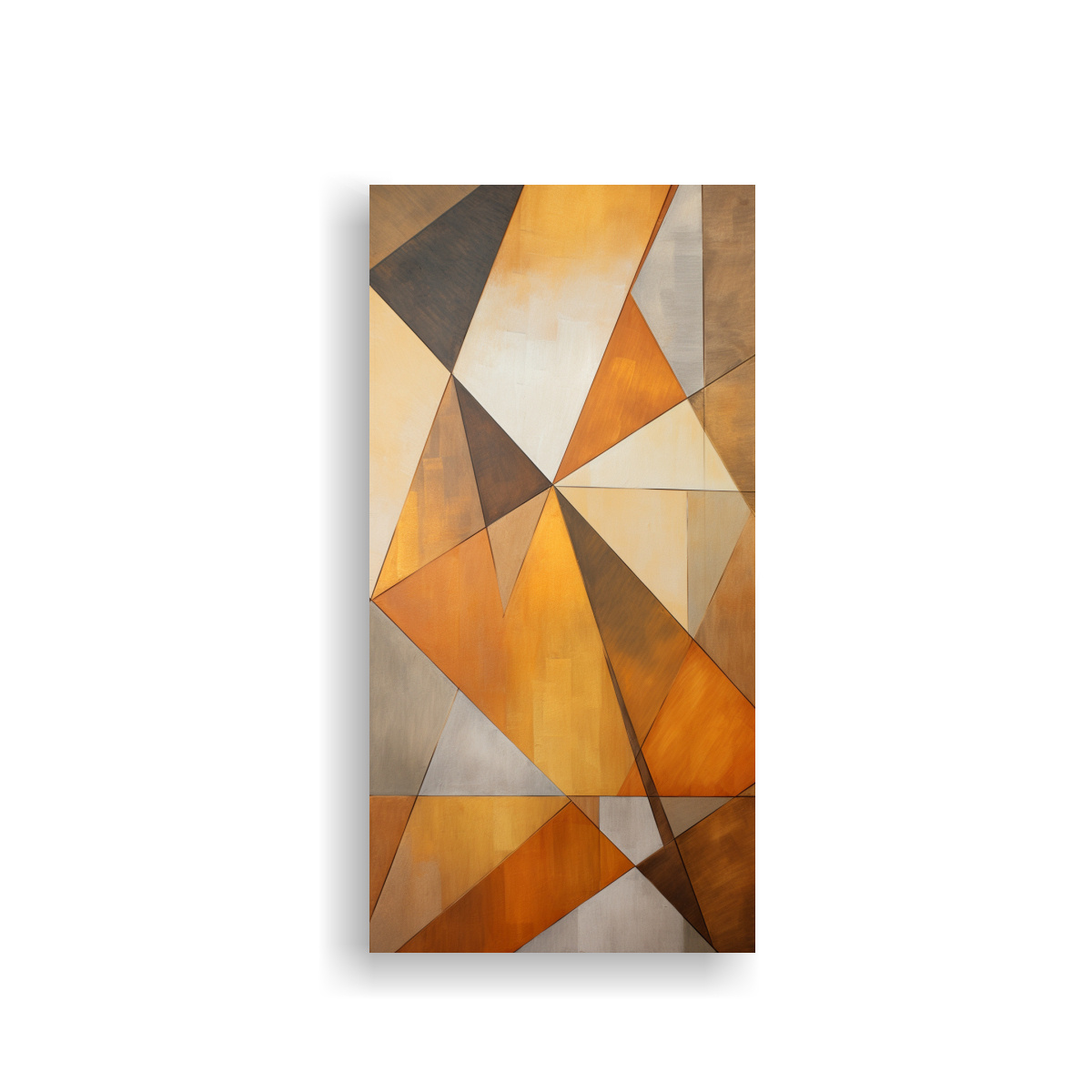 PODER INSPIRADOR DEL ARTE: TRÍANGULO DORADO EN 60X120 CM - 1
