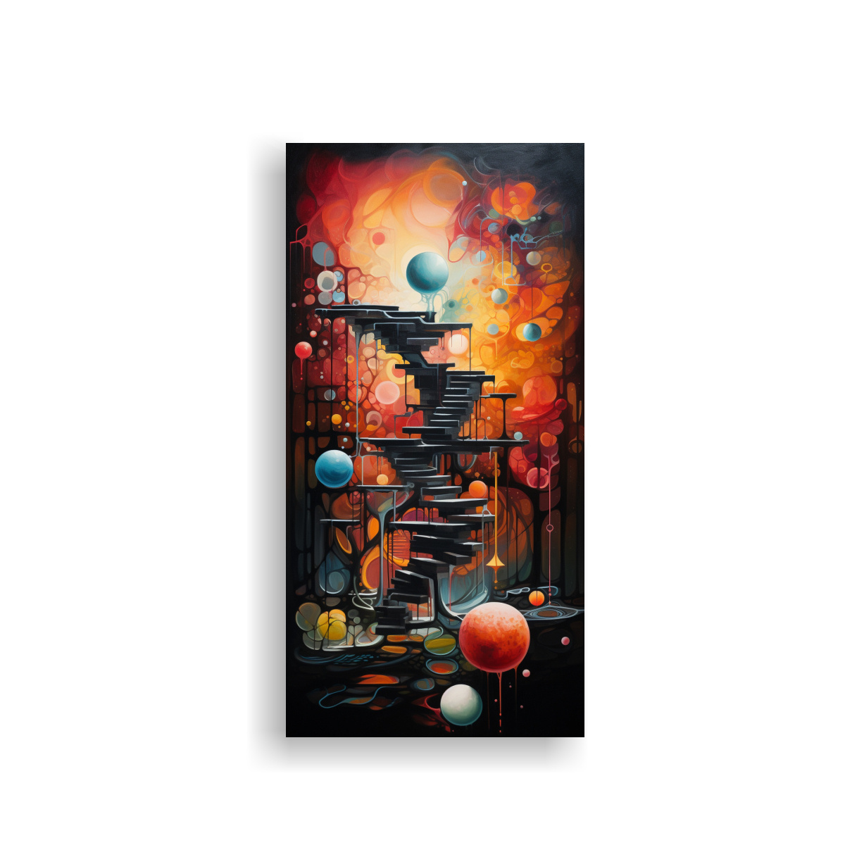 PAISAJES ABSTRACTOS: UN RECORRIDO POR REINOS 70X140 CM - 1