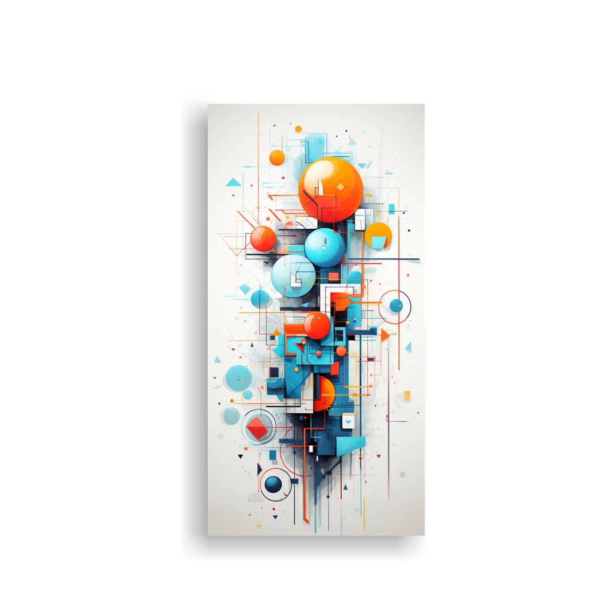 CUADRO DECORATIVO DE BELLEZA ABSTRACTA EN ALTA 60X120 CM - 1
