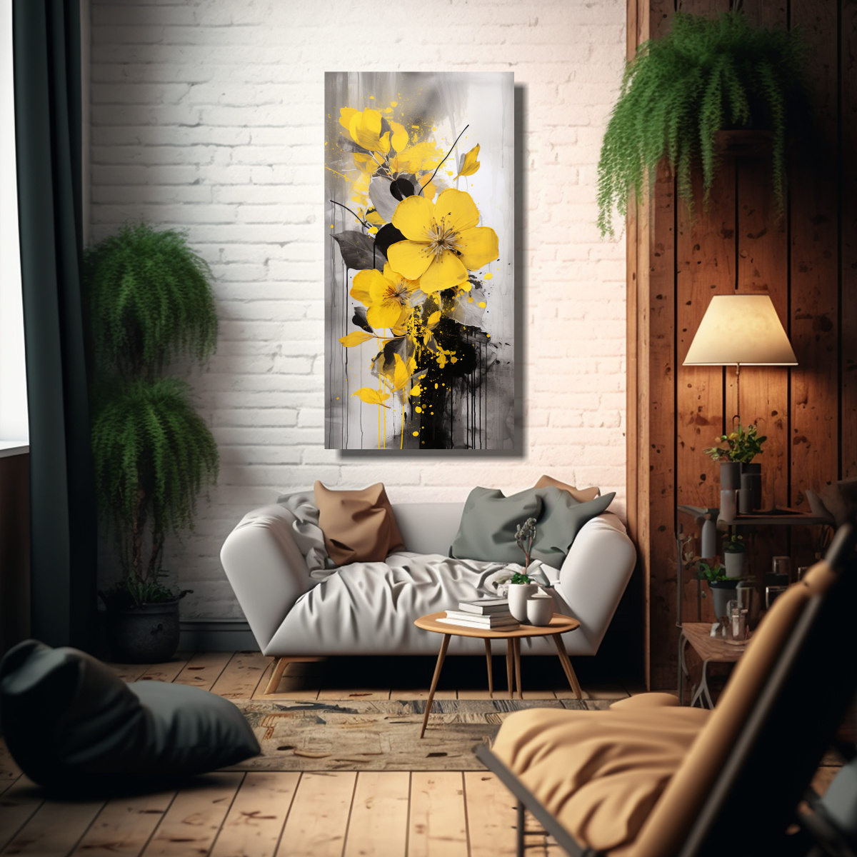 PINTURAS DECORATIVAS EN ESTILO NEONOIR RESISTENTE 30X60 CM - 2
