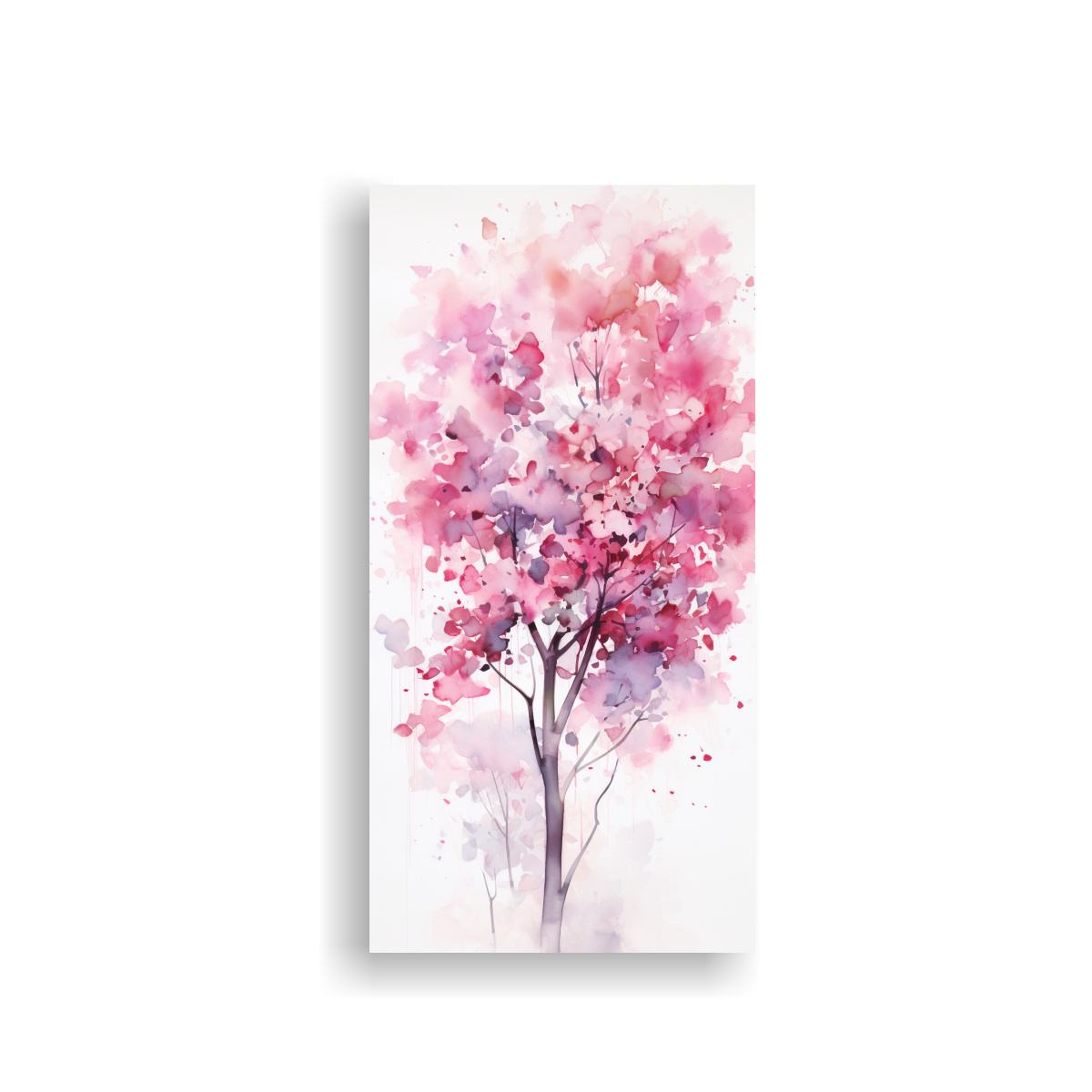 CUADRO ABSTRACTO FANTASÍA ÁRBOL DE EUCALIPTO EN 30X60 CM - 1