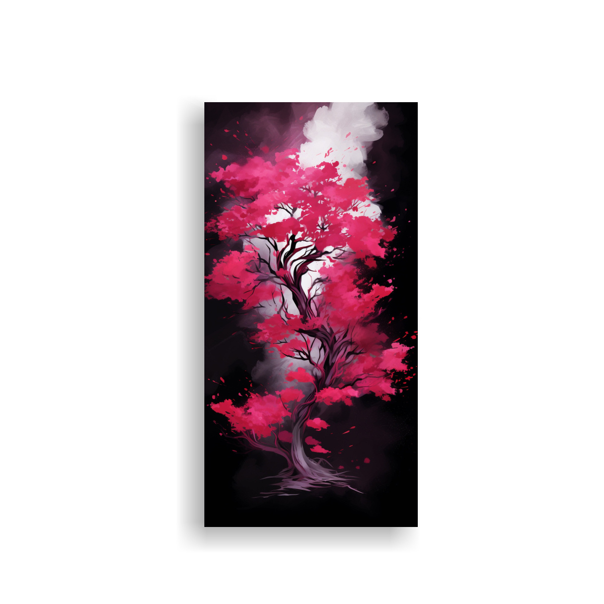 CUADRO MODERNO BELLEZA A UN ÁRBOL DE CEDRO EN 60X120 CM - 1