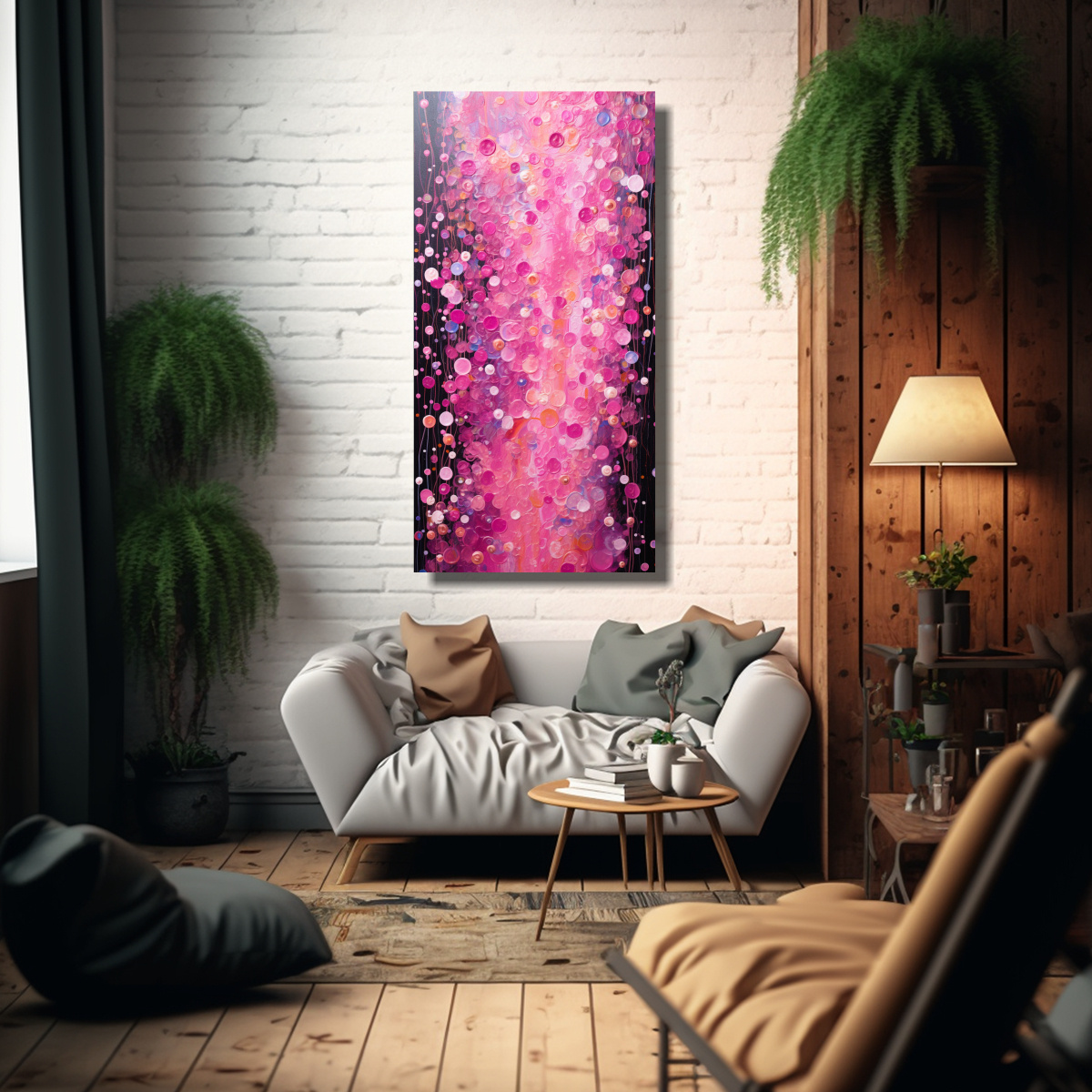 PINTURA DE ARTE DE PARED FOTOGRAFÍA CULTURAR EN 40X80 CM - 2