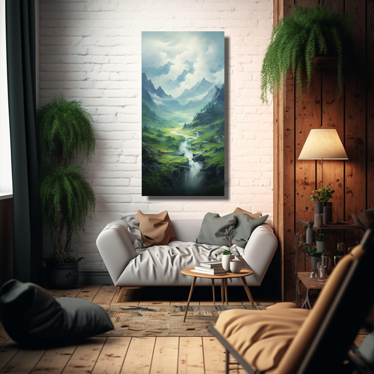 PINTURAS DECORATIVAS ARTE DECORATIVO MOTIVO LA 30X60 CM - 2