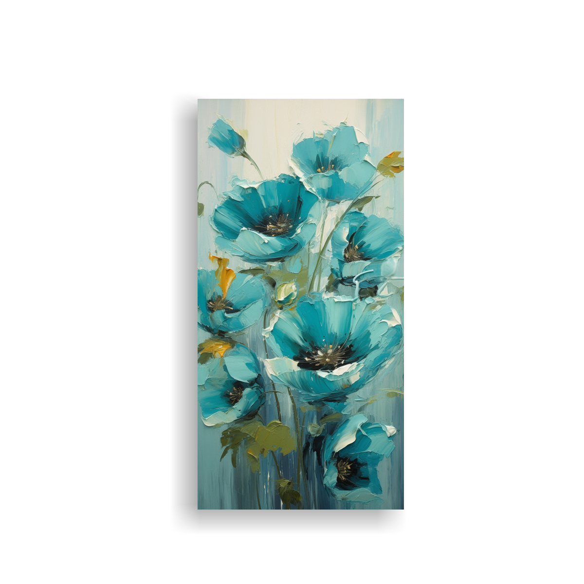 PINTURA EN BASTIDOR MODERNO CON TELA ELEGANTE DE 40X80 CM - 1