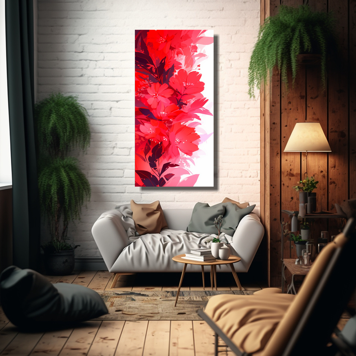 PINTURAS DECORATIVAS EN ESTILO NEONOIR CON 50X100 CM - 2