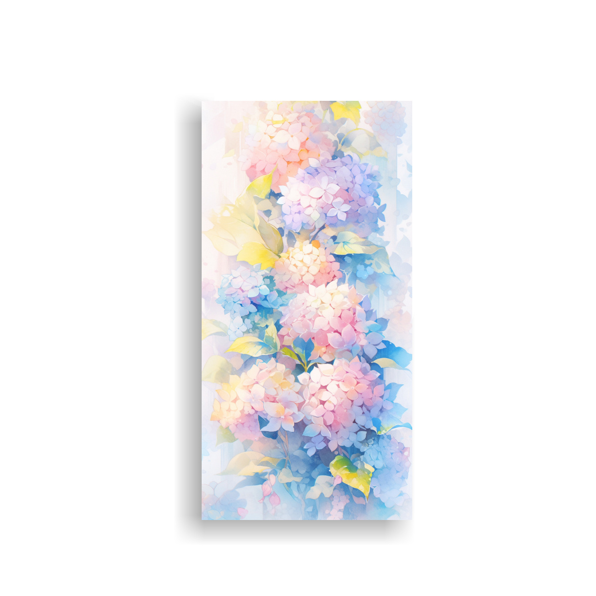 TELA BASTIDOR CREATIVA ARTE GRÁFICO HYDRANGEAS 80X160 CM - 1