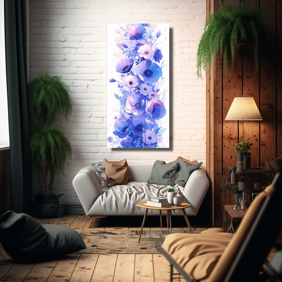 PINTURAS DECORATIVAS EN ESTILO NEONOIR CON 60X120 CM - 2