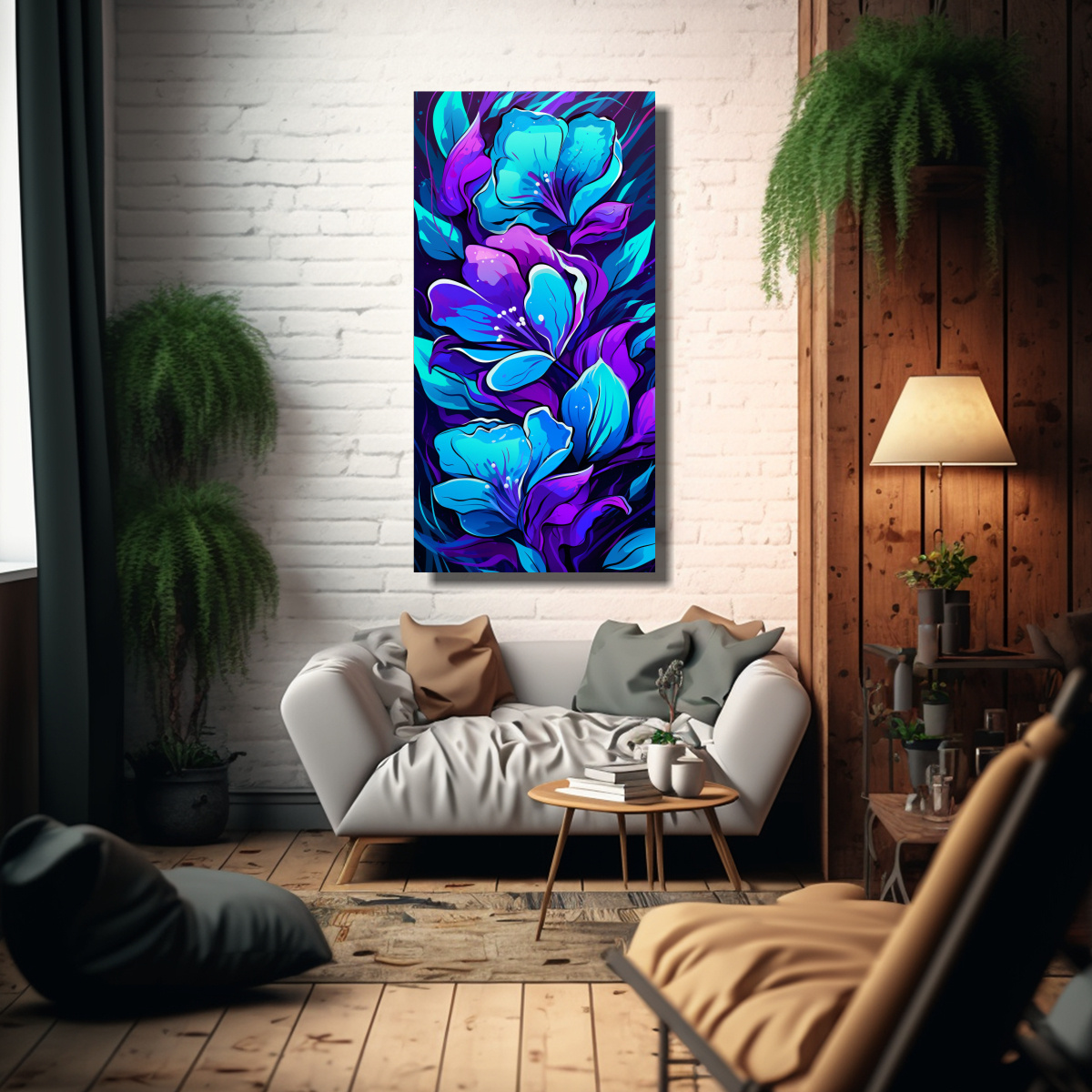PINTURAS DE DECORACIÓN PARA COMEDOR EN ESTILO 30X60 CM - 2