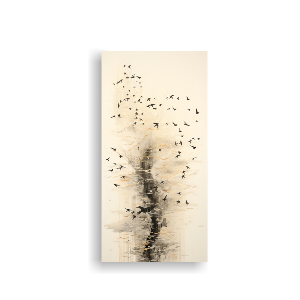 CUADROS DECORATIVOS DE COMPOSICIÓN VANGUARDISTA 80X160 CM - 1
