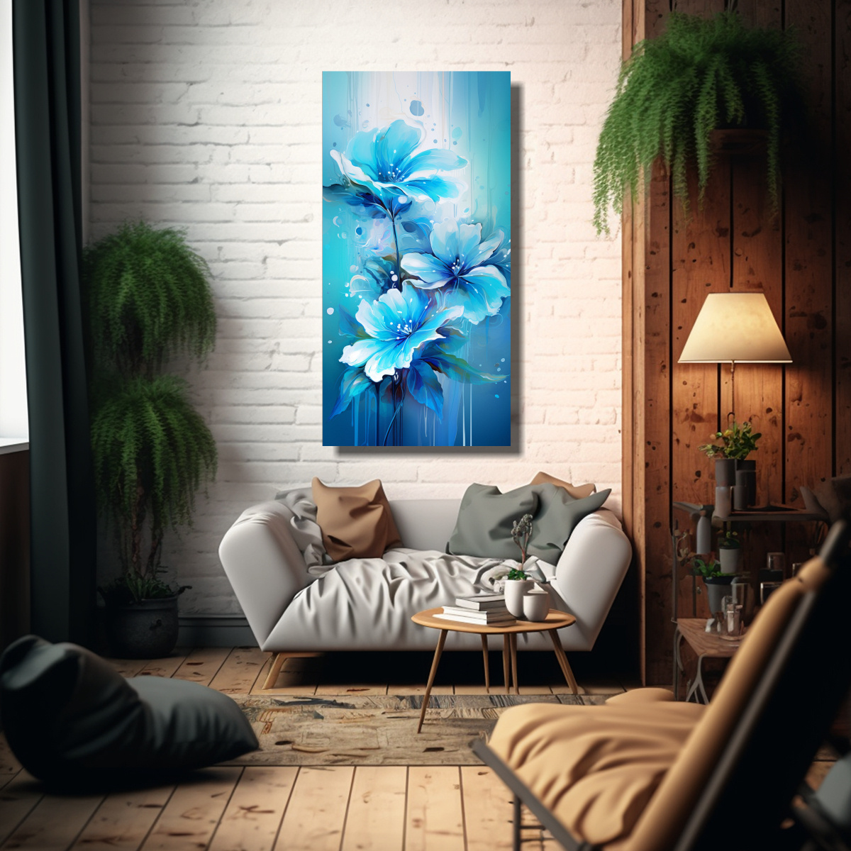 PINTURAS DECORATIVAS ESTILO NEONOIR CON 80X160 CM - 2