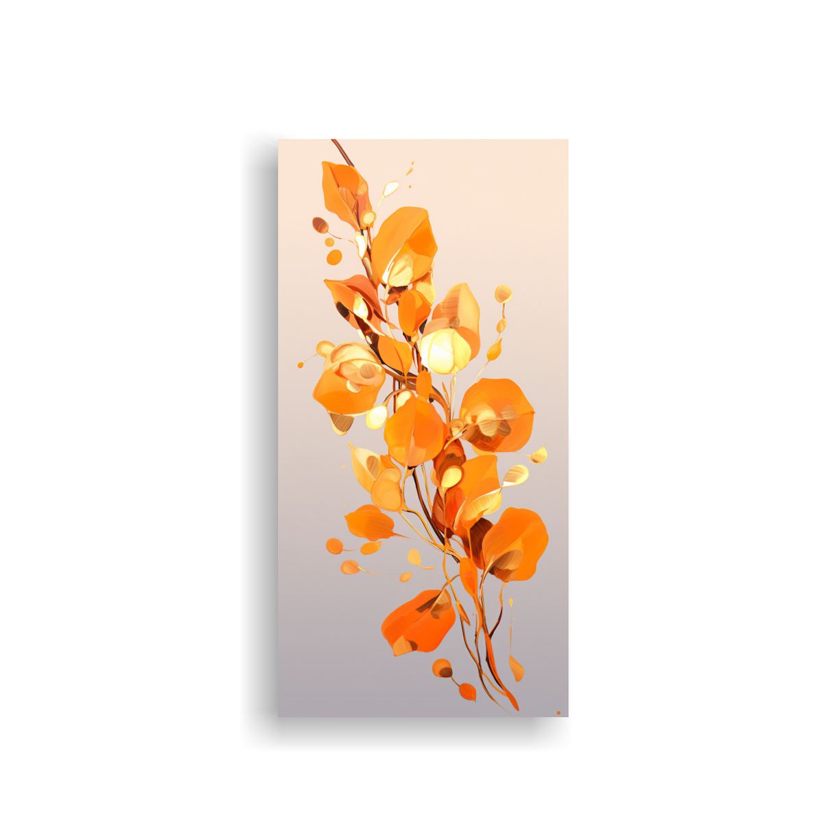 PINTURAS DECORATIVAS DE ALTA CALIDAD CON HOJAS DE 40X80 CM - 1