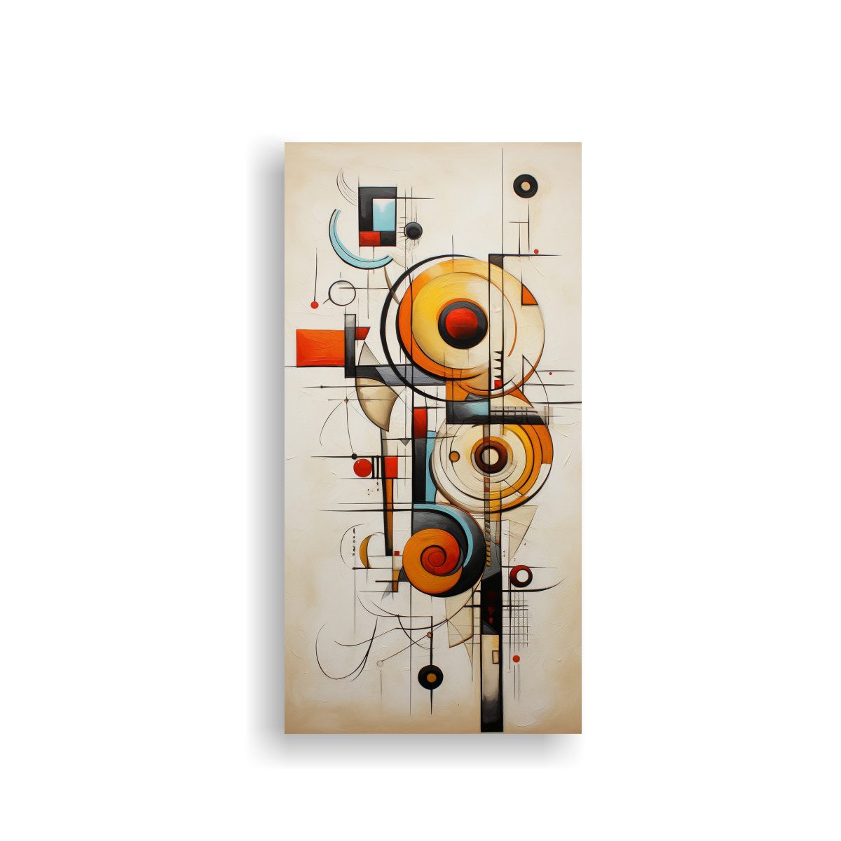 PINTURA ABSTRACTA EN FINE ART: ESPACIO DE 70X140 CM - 1