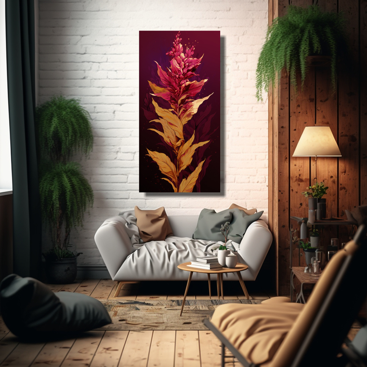 PINTURAS DECORATIVAS DE CONCEPTO CANVA 20X40 CM - 2