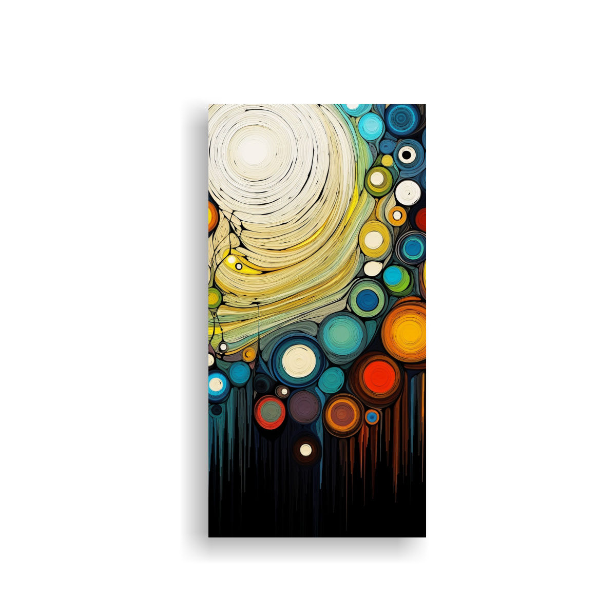 PINTURA DECORATIVA MURAL ESTILO PAISAJE HERMOSO 30X60 CM - 1