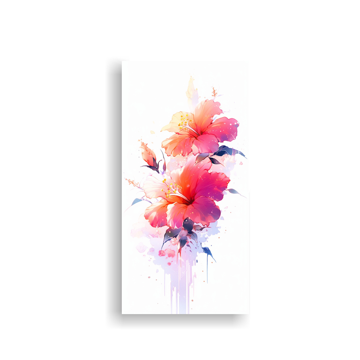 LIENZO DE TELA CON FINAS LÍNEAS INTERIORES A 50X100 CM - 1