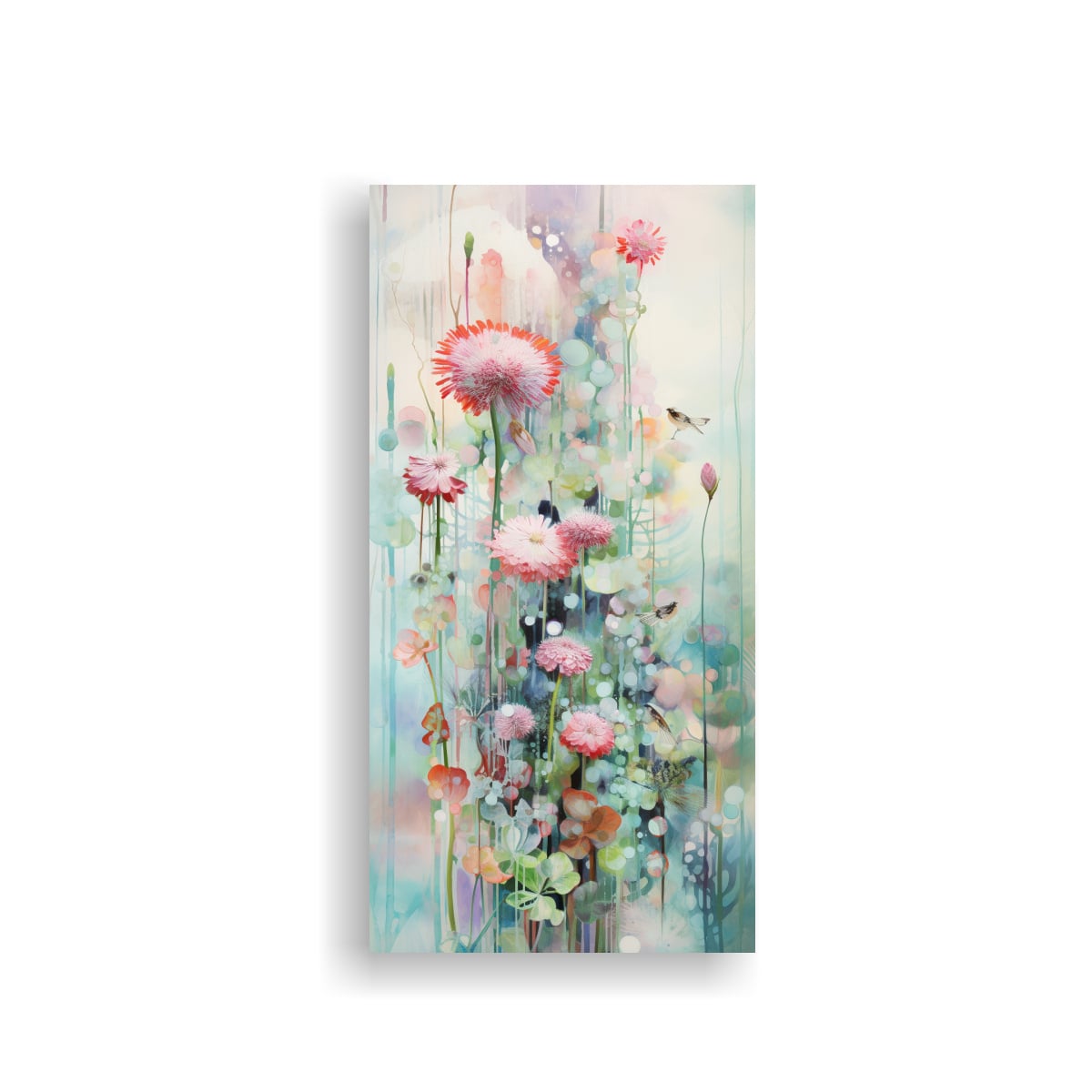 PINTURAS ABSTRACTAS DE DECORACIÓN EN BASTIDOR 30X60 CM - 1