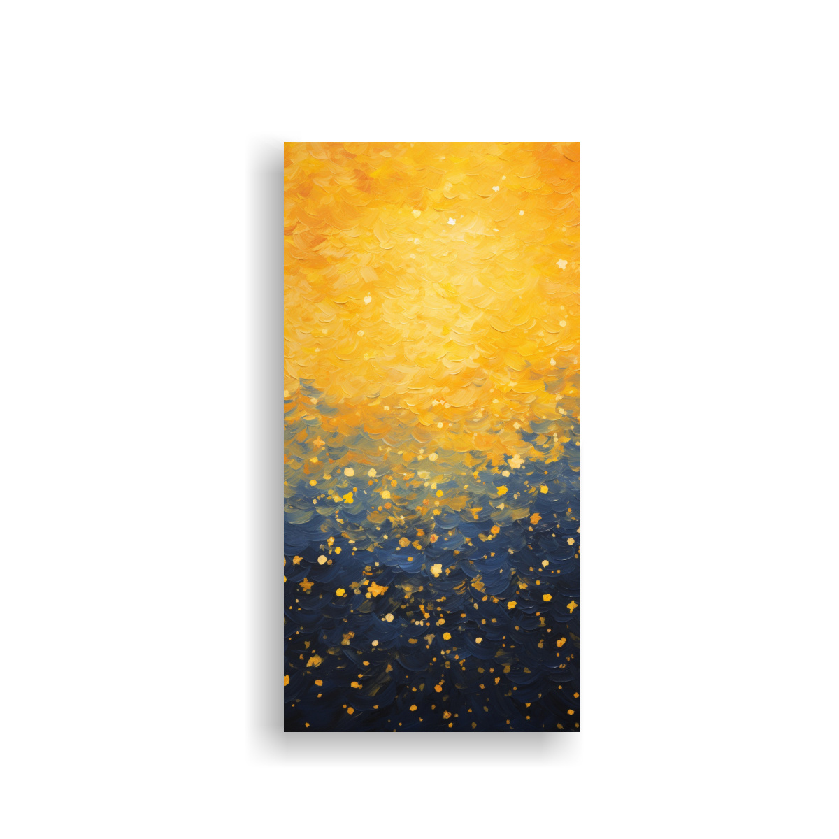 PINTURA DECORATIVA MINIMALISTA DE LA NOCHE 70X140 CM - 1