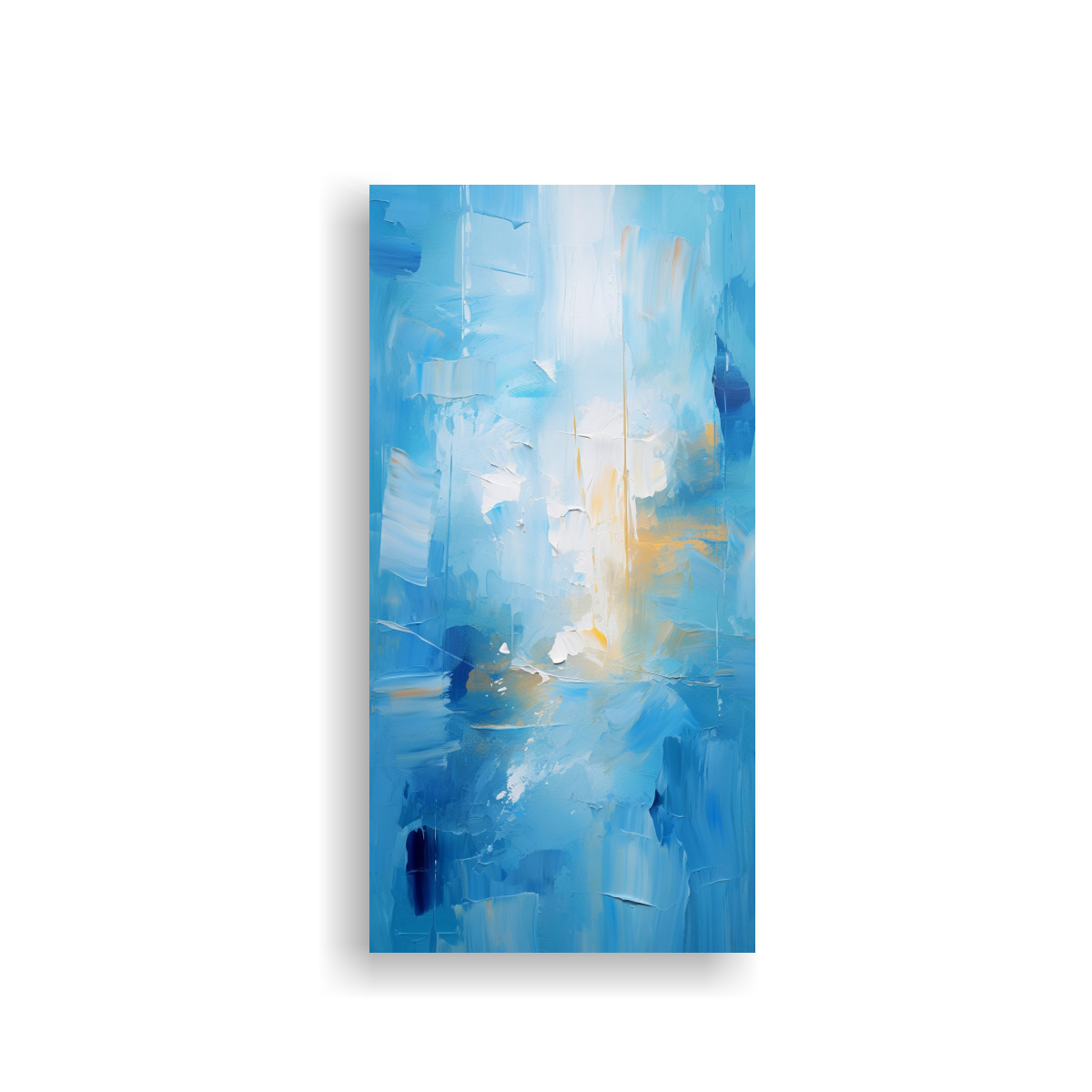PINTURA DECORATIVA ABSTRACTA EN BASTIDOR CON 20X40 CM - 1