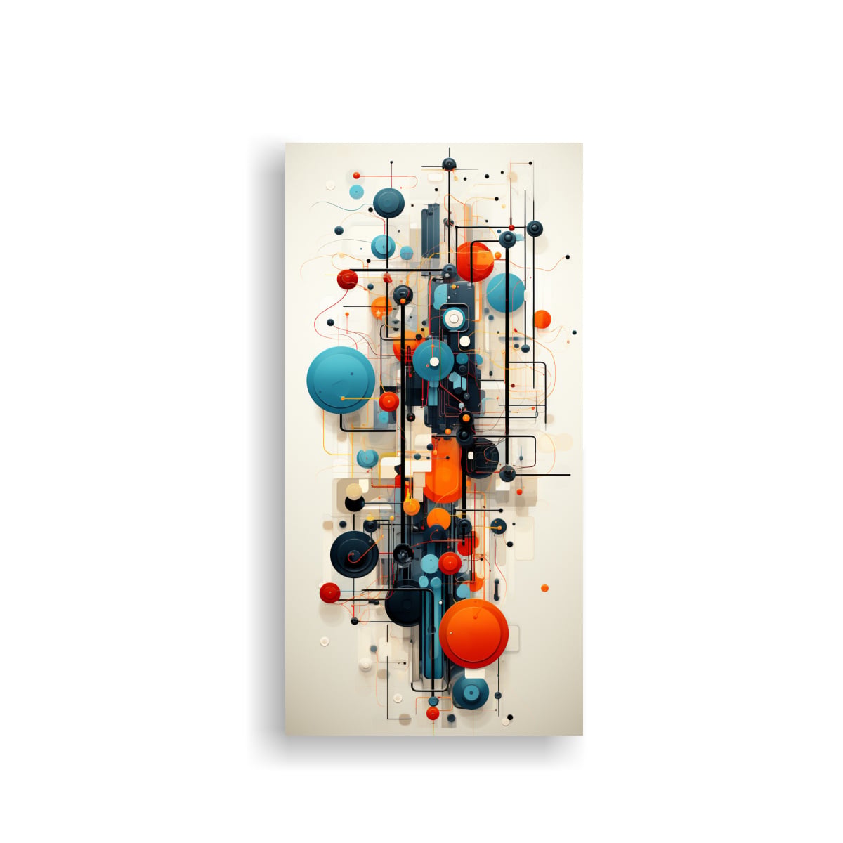 PINTURAS DECORATIVAS DE ARTE ABSTRACCIÓN 60X120 CM - 1