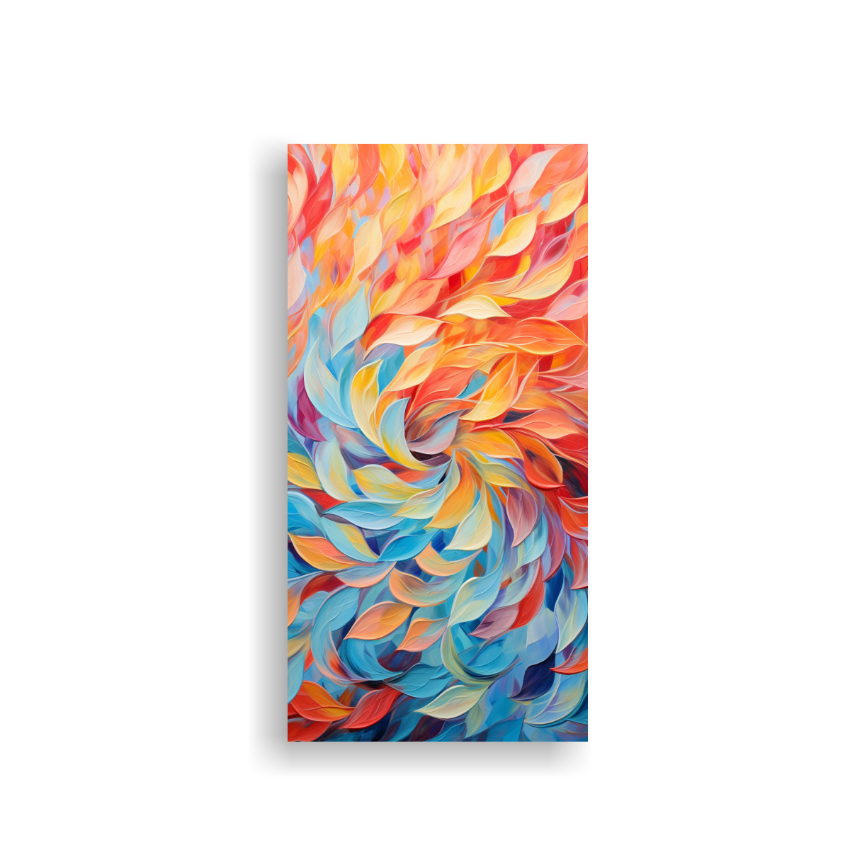 PINTURAS ACUARELA WHIRLING PATRONES ABSTRACTOS 30X60 CM - 1