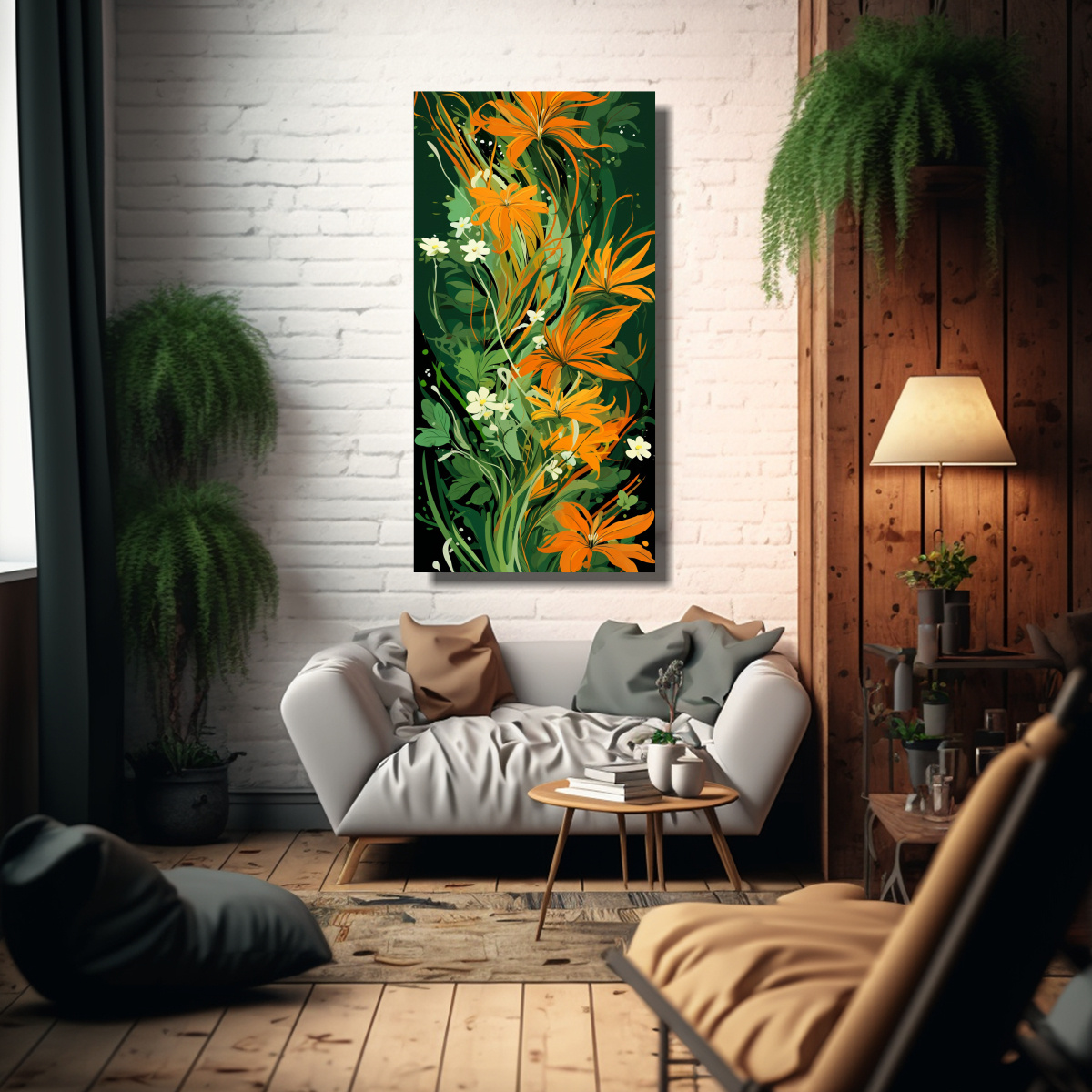 TELA EN BASTIDOR EXPRESIÓN ALTA RESOLUCIÓN 70X140 CM - 2