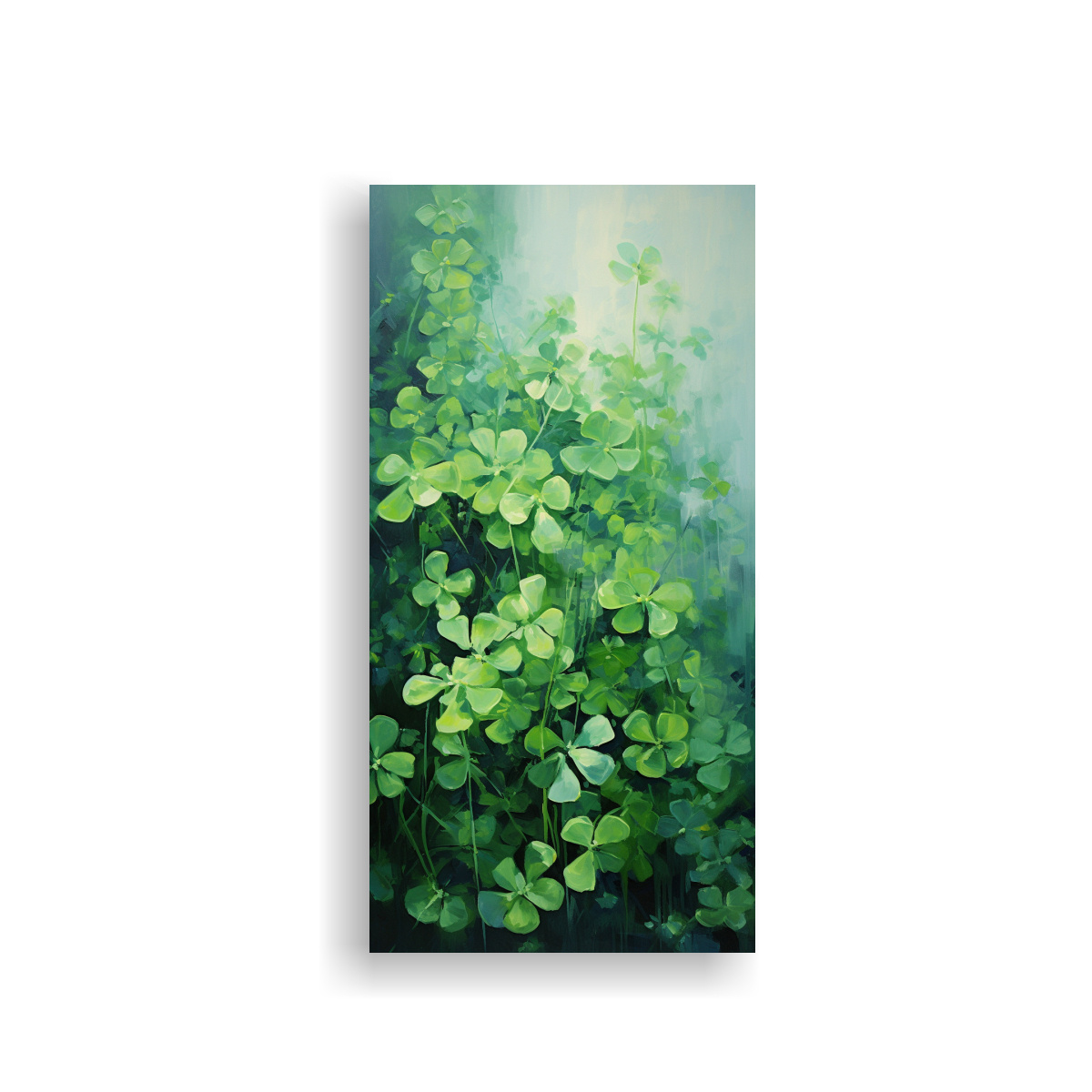 CUADRO MULTICOLOR ABSTRACTO A CLOVER HERBS, 30X60 CM - 1
