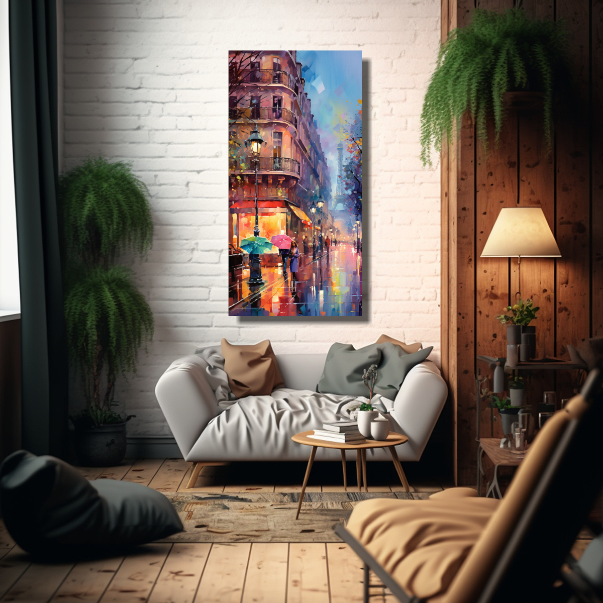 PINTURAS DE DECORACIÓN QUE CAPTURAN EL ROMANCE 80X160 CM - 2