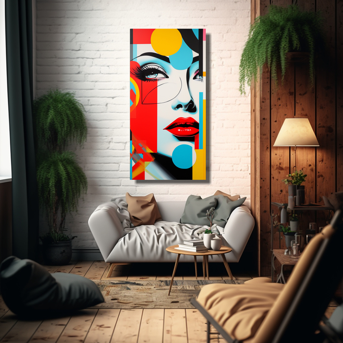 PINTURAS DECORATIVAS ABSTRACTAS DE FUSIÓN DE 50X100 CM - 2
