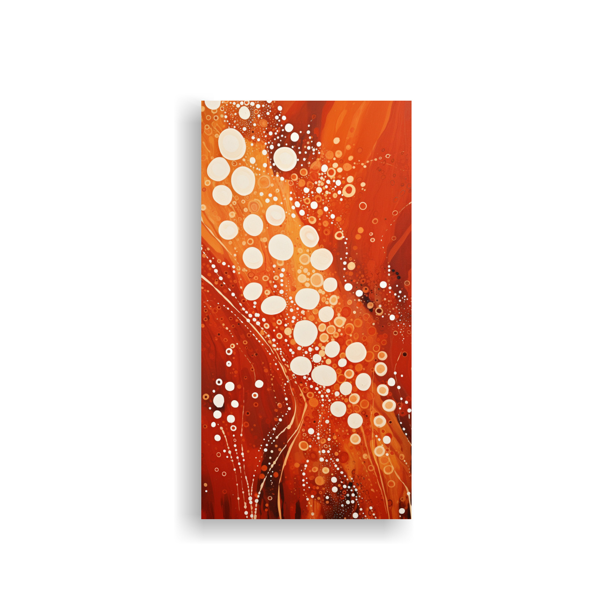 PINTURA DECORATIVA EN BASTIDOR DE ARTE ABSTRACTO 80X160 CM - 1