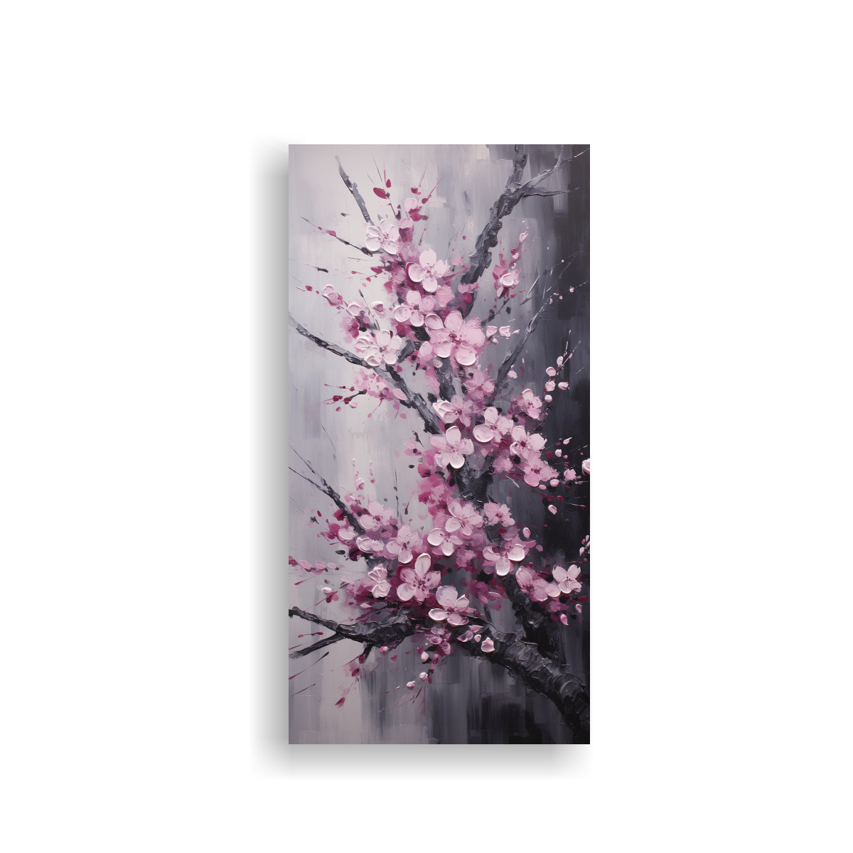 CUADRO VANGUARDIA OBRA MAESTRA DE CEREZOS NEGROS 80X160 CM - 1