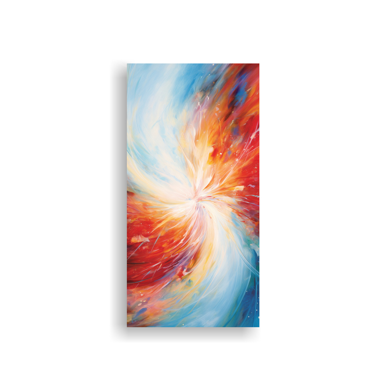 LIENZO DE TELA MOVIMIENTO MOTIVO VÓRTICES 70X140 CM - 1