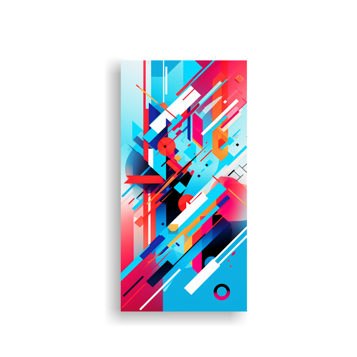 FONDO ABSTRACTO CON UNA VARIEDAD DE PINTURAS 80X160 CM - 1