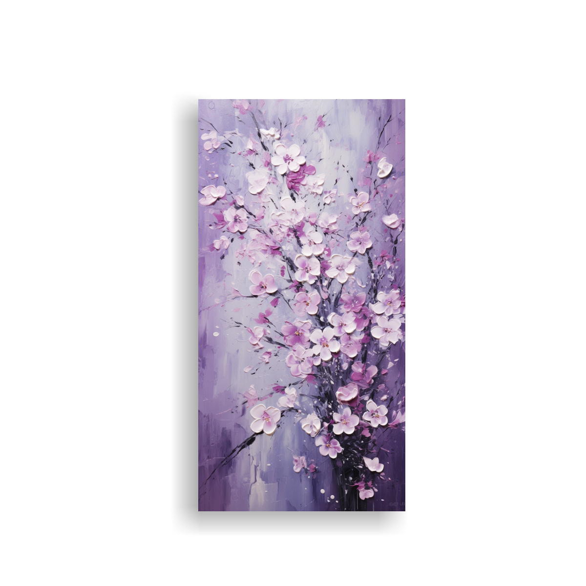 CUADRO PINTURA EN LIENZO INSPIRACIÓN 20X40 CM - 1