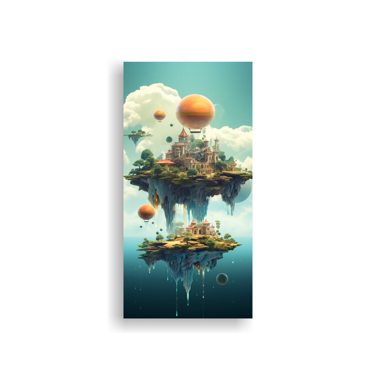 PINTURA EN BASTIDOR: EXPRESIÓN SURREALISTA DE 40X80 CM - 1