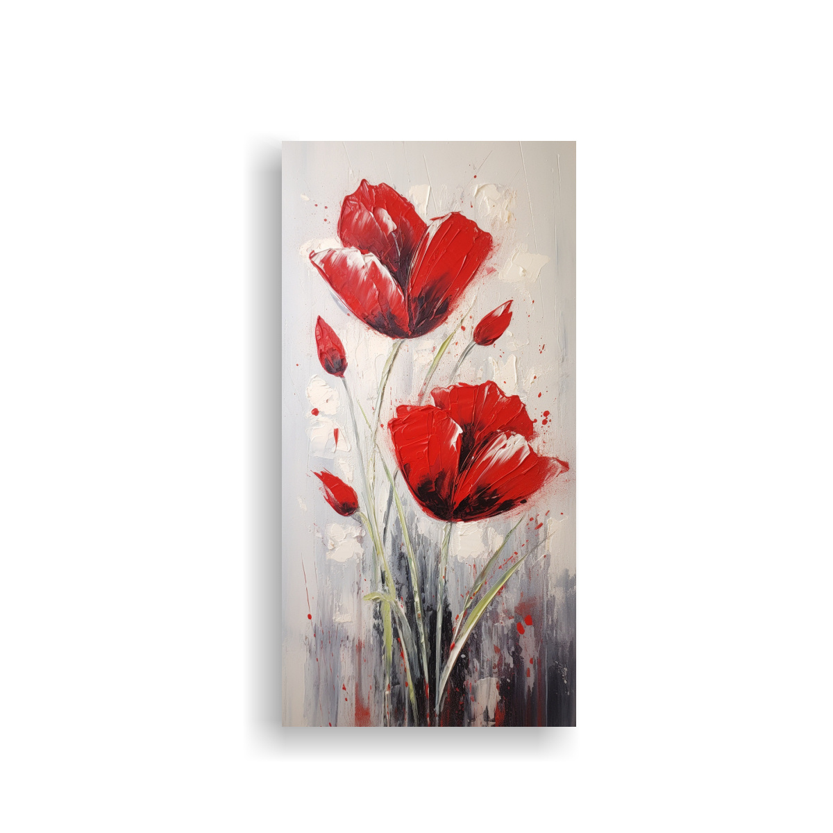 PINTURA EN LIENZO ESTILO GALERÍA DE CUADRO 80X160 CM - 1