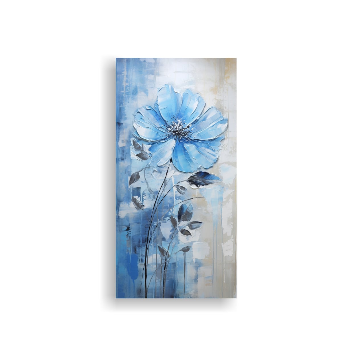 PINTURA DE ARTE DE PARED CUADRO CULTURAL CON UNA 30X60 CM - 1