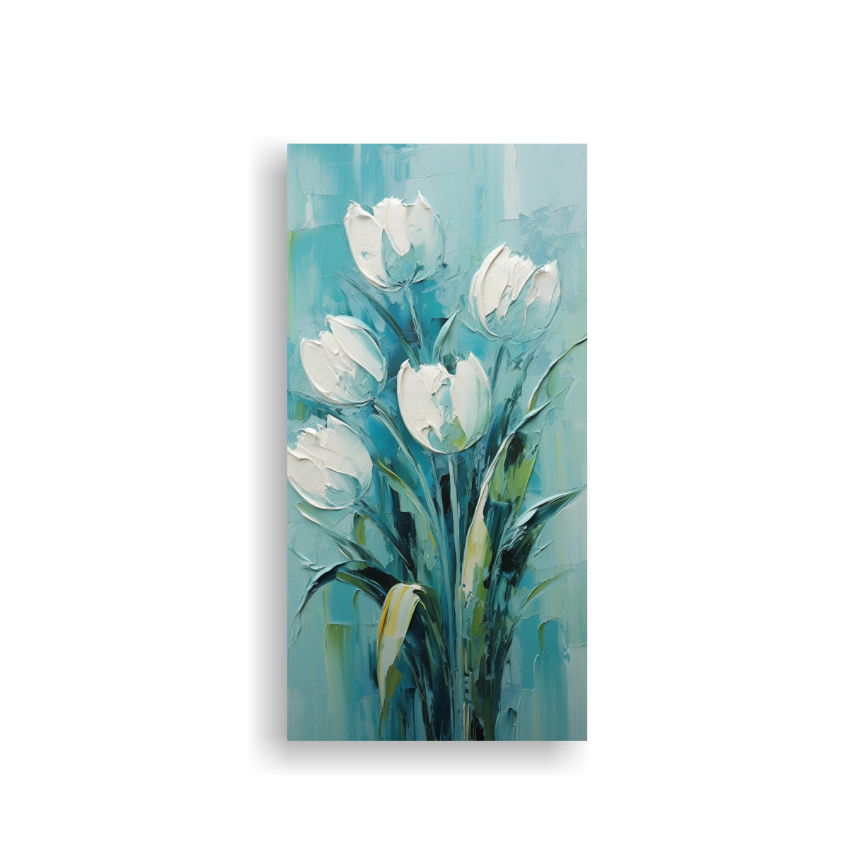 ARTE DE PARED COLORES CONTRASTE, PINTURA EN 20X40 CM - 1