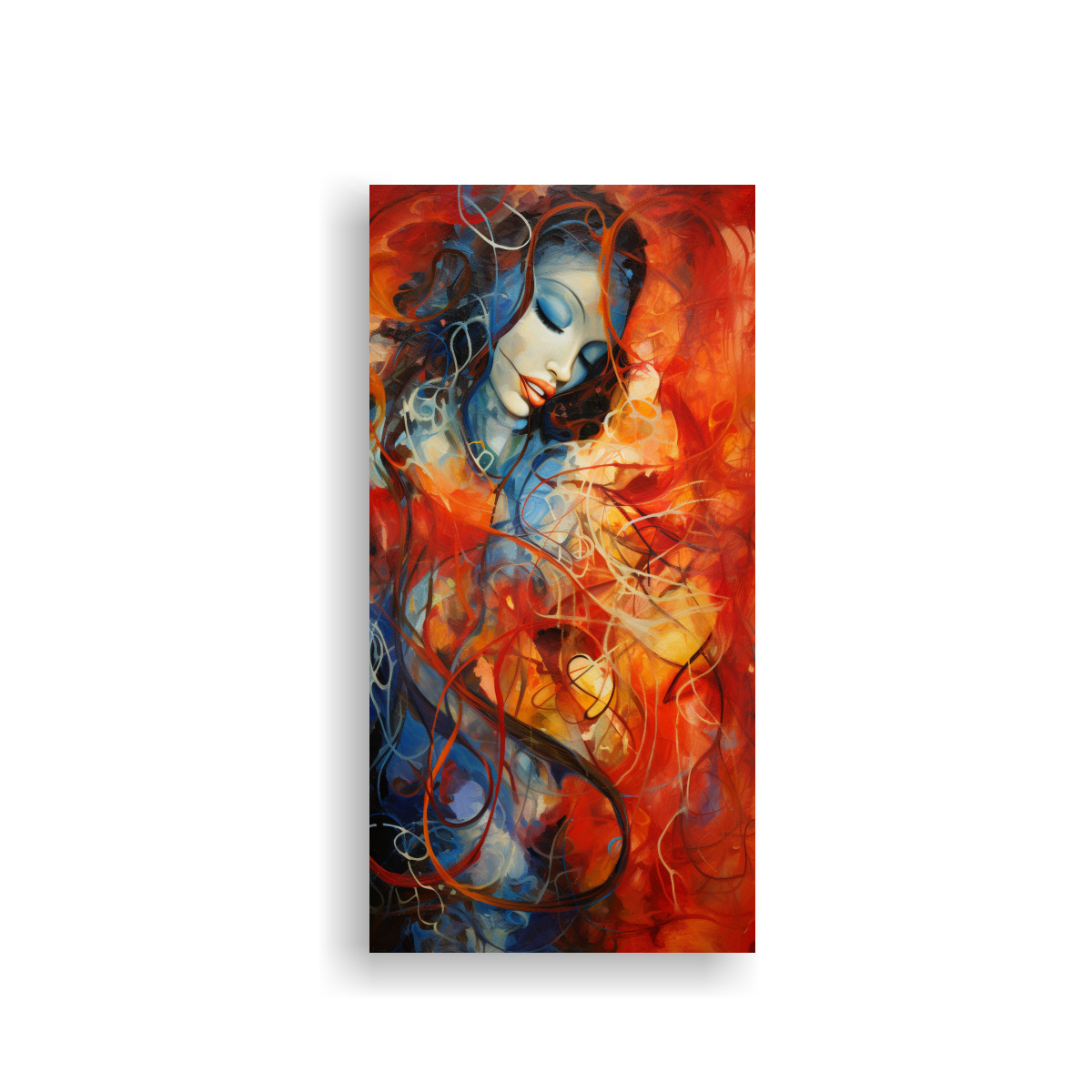TELA EN BASTIDOR DECORATIVO ARTE CALLEJERO 70X140 CM - 1