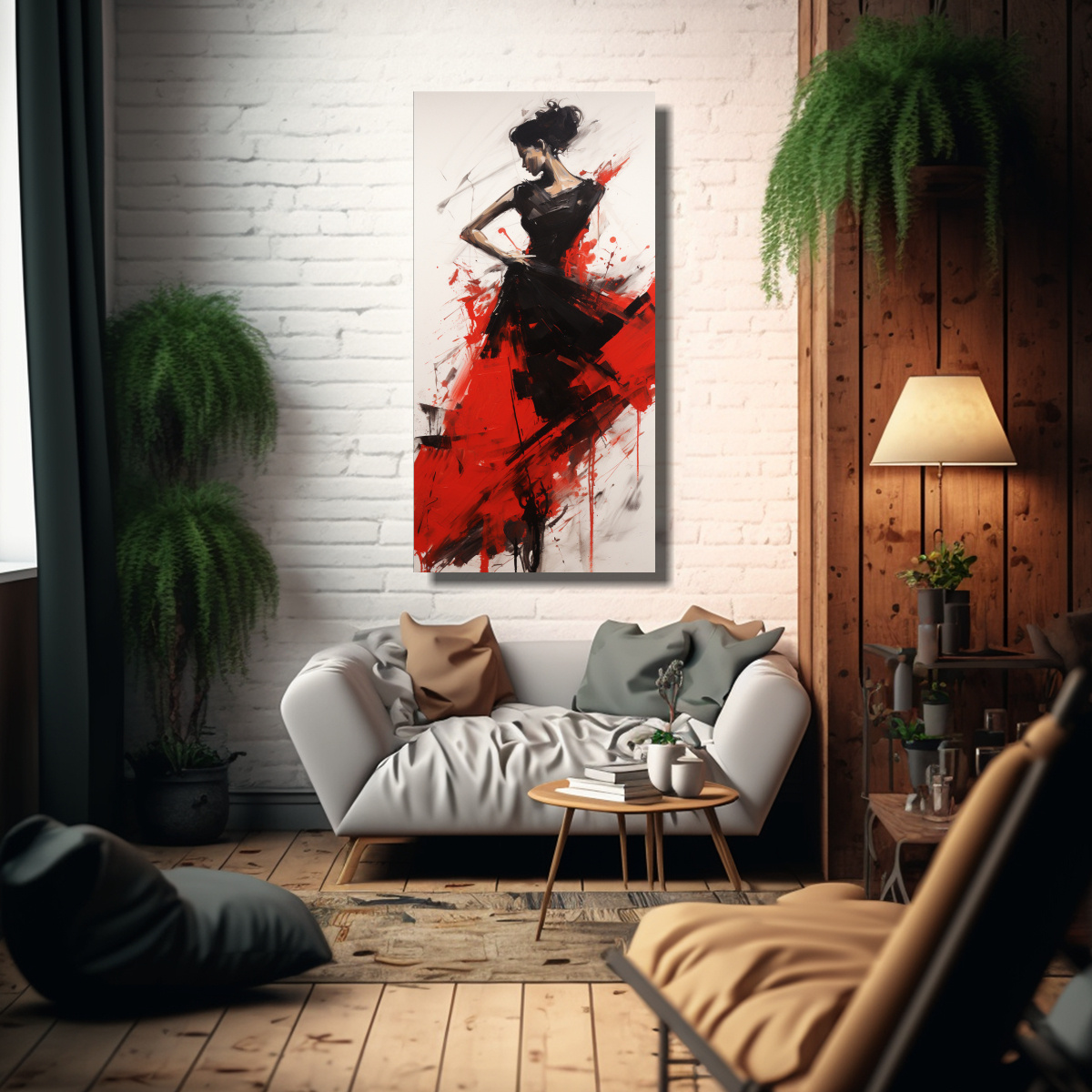 PINTURAS DECORATIVAS QUE CAPTURAN LA ENERGÍA 30X60 CM - 2